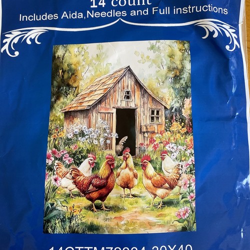 Cross stitch kit printed