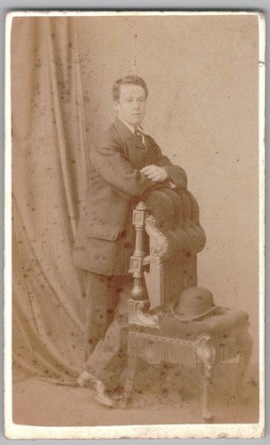 Antique cdv thomas barns - barns, young