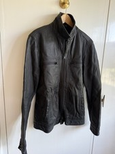 Allsaints leather jacket mens - allsaints,