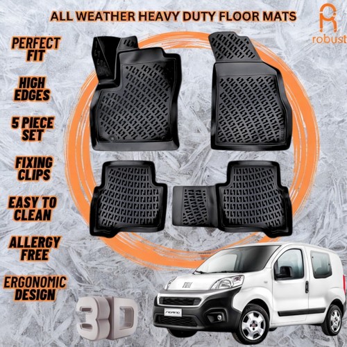 Molded car floor mats - 3d,