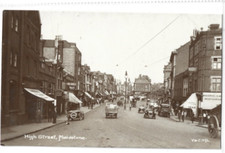 Real photo postcard of the