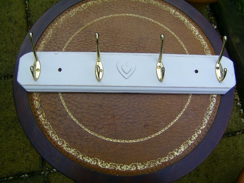 Wooden shabby chic hook - chic, 4