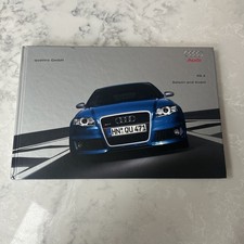 Audi RS4 4.2 V8 Saloon Avant 2006-2007 UK Market Hardback Sales Brochure A4