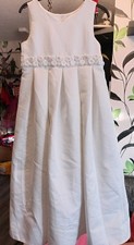 Girls White Bridesmaid/Flower Girl Dress BHS Age 8 Years