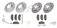For Ford Transit Custom Front and Rear Brake Discs and Pads and Wear Leads 288mm
