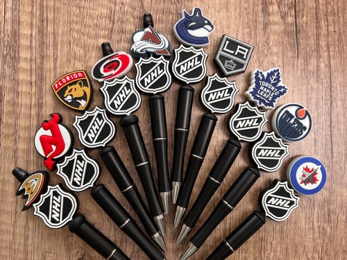 Sports beaded pens hockey - beaded,