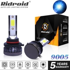 2× 9005 HB3 H10 LED Headlight