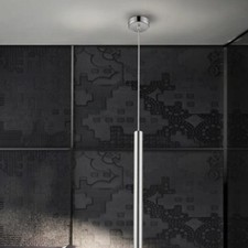 CANORA GREY WEST TISBURY 1 - LIGHT SINGLE CYLINDER LED PENDANT / FINISH: CHROME