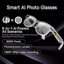 G2 AI Smart Glasses 4K Voice