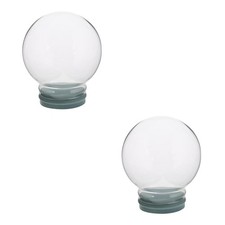  2 Count Empty Glass Snowball