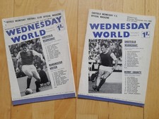 BUNDLE OF 2x 1969-70 SHEFFIELD