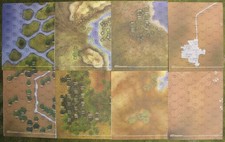 Classic Battletech Large Colour Fold Out Maps x8 Wizkids 28318