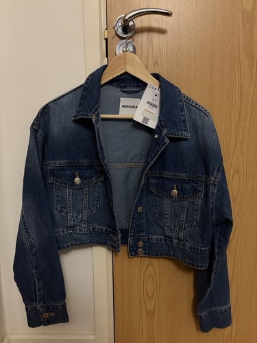 Bershka women crop - crop, denim