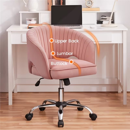 Velvet office chair tufted - office,