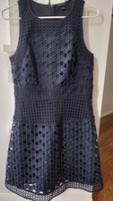 Ann Taylor Dress Womens 4 Navy