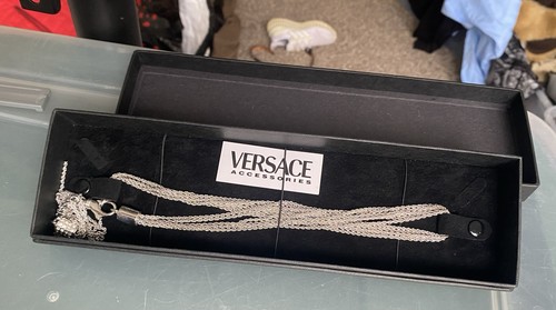 Versace necklace crystal - versace,