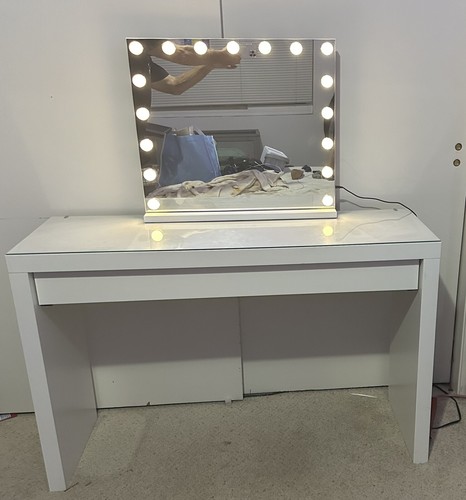 Ikea vanity with - ikea, mirror
