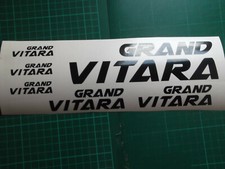 SUZUKI VITARA SET  Sticker Decal x 6.   Choice of colours