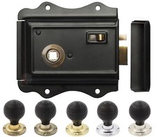 Black antique victorian latch - antique,