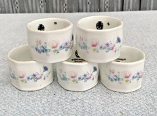 Set of 5 Wedgwood ANGELA  Bone China  Napkin Rings