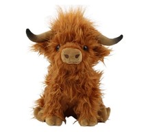 Clever Brown Highland Cow Coo