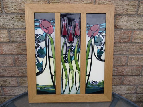 Moorcroft large triptych - large,