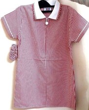 School Girls Gingham Dress