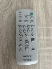 Sony RM-SC31 Remote Control Grey Wireless for CMT-BX5BT Micro Hi-Fi Audio System