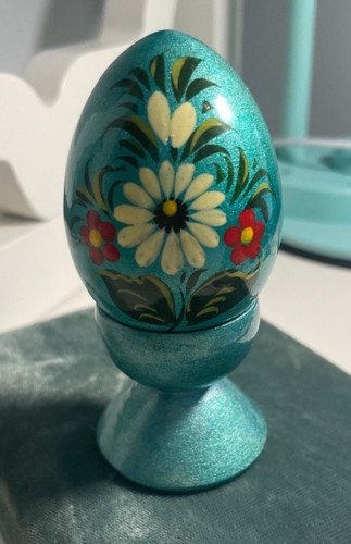 Hand painted russian - painted, wooden