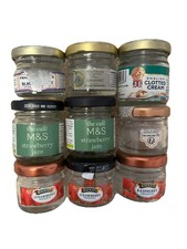 Jars 9x Small Mini EMPTY Jam Jars ~28-30g Crafting, Wedding, etc