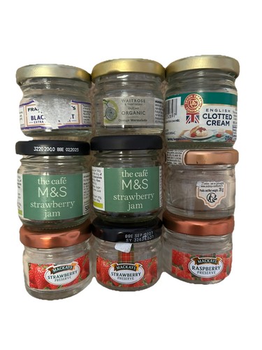 Jars small mini empty jam - small,
