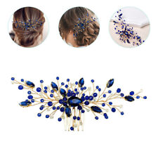  Crystal Comb Headdress Bride