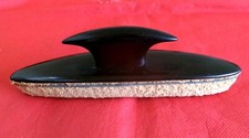 Antique Victorian Ebony Curved 7 Inch Manicurists Nail Buffer