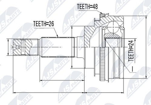 Npz 001 nty joint kit - npz-ty-001,