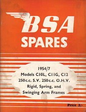 1954 1957 bsa c10l - 1954-1957,
