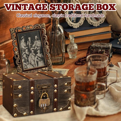 Wooden pirate chest small - wooden,