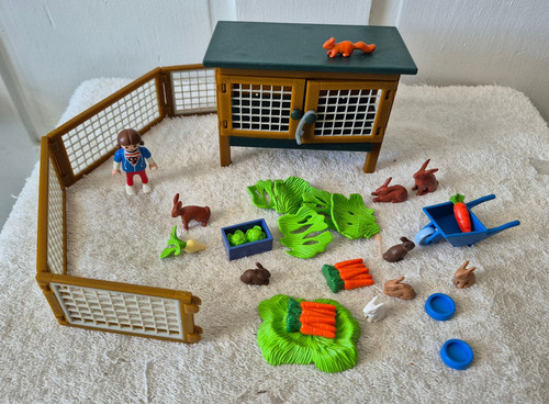 Rabbit hutch playset rabbits - rabbit, w/rabbits