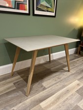  Wood Dining Table Hand Made by Grain Birch Plywood Good Condition 