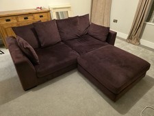 DFS plush Sofa And Footstool