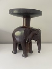 Vintage Hand Carved Solid