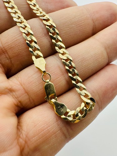 Solid 9ct yellow gold - solid, 4.5mm