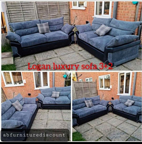 Logan luxury sofa set grey - logan,