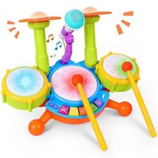Kids Drum Set Toddlers 1-3 Musical Baby Educational Instruments Toys for Toddler