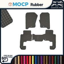 Rubber Car Mats to fit Land Rover Discovery 3 5 Seater 6 Mat Clips 2004-2009