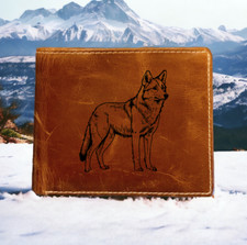 Coyote Leather Wallet Bifold