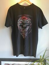 Fat Skeleton Motorcycles Black Double Sided T-Shirt Medium (Harley Parts Dealer)