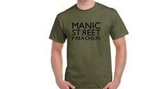 MENS... MANIC STREET PREACHERS... A DESIGN FOR LIFE...MUSIC T-SHIRT ...SIZE XL