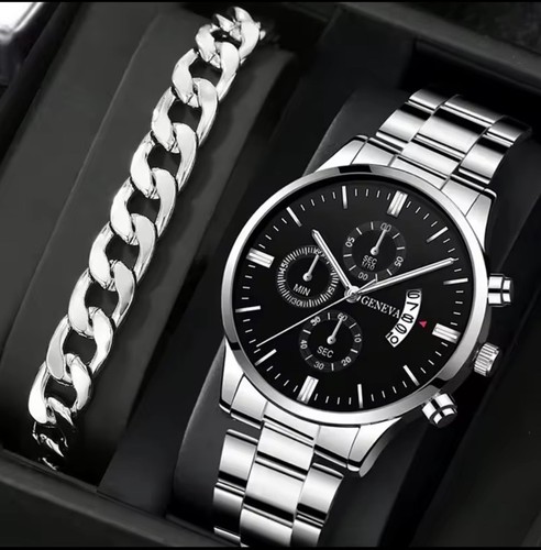 Men stainless steal - men’s, quartz