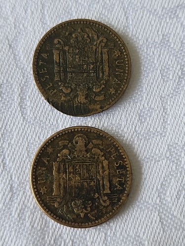 Spain one peseta 1947 general - spain,