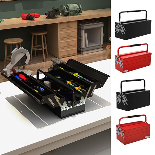 Portable tray metal tool box - 5-tray,